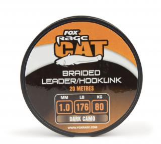 FOX RAGE CAT CAT BRAID LEADER size: 1,2mm 100kg /220lb