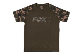 Fox Triko Camo/Khaki Chest Print T-Shirt ---: Large