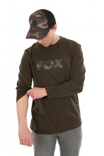 Fox Triko dlouhý rukáv Khaki / Camo Long sleeve ---: Small