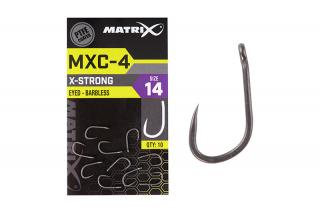 Matrix háčky bez protihrotu MXC-4 X-Strong eyed barbless Varianty: Velikost 10