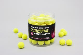 Sticky Baits Plovoucí Boilies Pineapple & N´Butyric 100g size: 12 mm