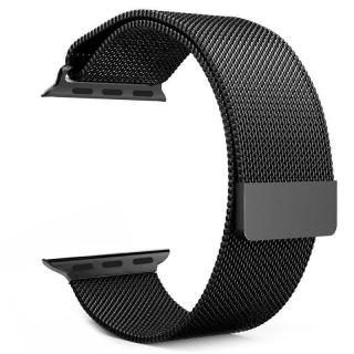 Kovový řemínek Milánský tah pro hodinky Apple Watch 41mm (38,40mm) Barva: Černá