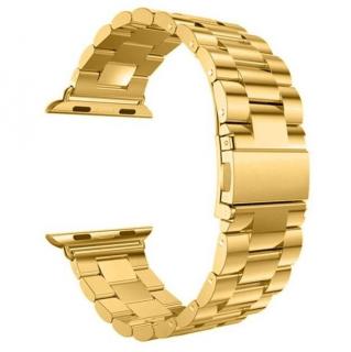 Kovový řemínek pro hodinky Apple Watch 41mm (38,40mm) Barva: Zlatá