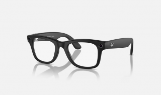 Ray-Ban - Meta Wayfarer 2. gen Matte Black/Graphite - Chytré brýle MODEL: Matte Black/ Clear to Green Transition