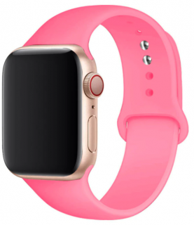 Silikonový náramek pro Apple Watch 41mm (38,40mm) Barva: Růžová