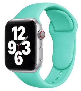 Silikonový náramek pro Apple Watch 41mm (38,40mm) Barva: Tyrkysová