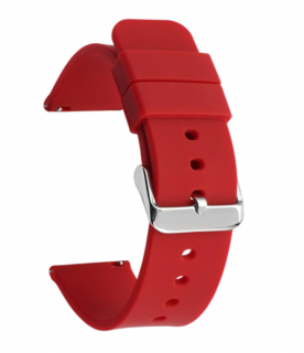 Silikonový náramek pro chytré hodinky - 22mm Barva: Červená