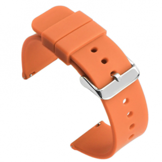 Silikonový náramek pro chytré hodinky - 22mm Barva: Oranžová