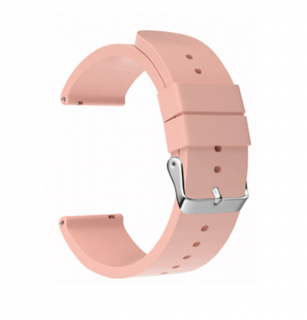Silikonový náramek pro chytré hodinky - 22mm Barva: Starorůžová