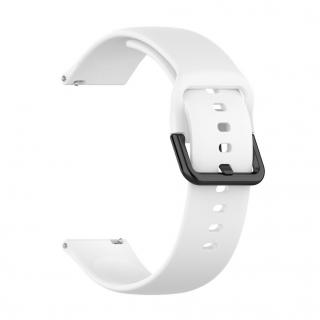 Silikonový náramek pro chytré hodinky velikost L - 20mm (Amazfit, Samsung, Garmin, Honor, Huawei) Barva: Bílá