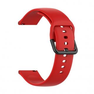 Silikonový náramek pro chytré hodinky velikost L - 20mm (Amazfit, Samsung, Garmin, Honor, Huawei) Barva: Červená