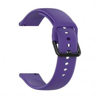 Silikonový náramek pro chytré hodinky velikost L - 20mm (Amazfit, Samsung, Garmin, Honor, Huawei) Barva: Fialová