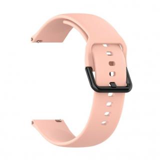 Silikonový náramek pro chytré hodinky velikost L - 20mm (Amazfit, Samsung, Garmin, Honor, Huawei) Barva: Růžová