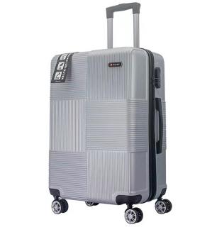 Cestovní kufr METRO LLTC3/3-M ABS - stříbrná