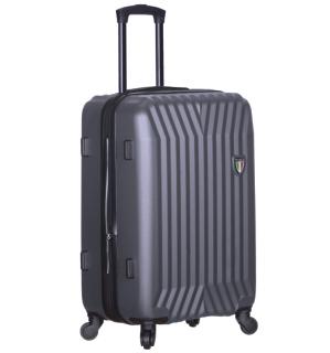 Cestovní kufr TUCCI T-0115/3-M ABS - charcoal