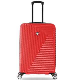 Cestovní kufr TUCCI T-0118/3-S ABS - červená