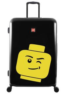 LEGO Luggage ColourBox Minifigure Head L 28  - Černý