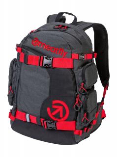 Meatfly Batoh Wanderer - Red/Charcoal - 28 L