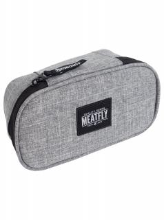 Meatfly Pouzdro XL Pencil Case - Grey Heather