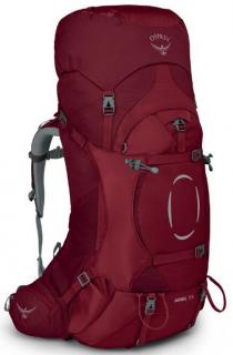 Osprey ARIEL 55 II claret red Velikost: WM/WL