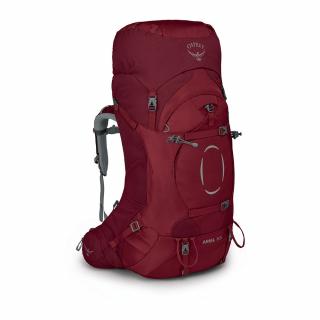 Osprey ARIEL 65 II claret red Velikost: WM/WL