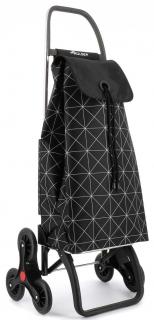 Rolser I-Max Star 6 nákupní taška s kolečky do schodů Barva: černo-bílá