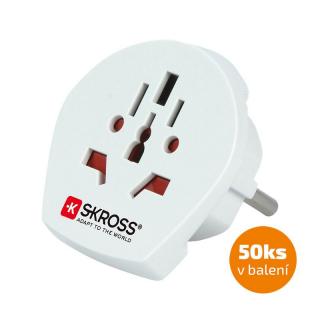 SKROSS cestovní adaptér pro cizince v ČR, 50-pack