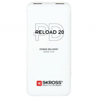 SKROSS powerbank Reload 20 PD, 20000mAh, USB A+C, bílý