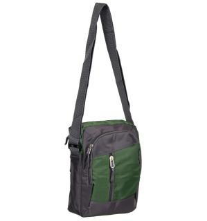 Taška přes rameno REAbags LL22 - šedá/zelená