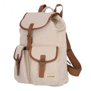 Travelite Hempline Clap Backpack 9,7l beige