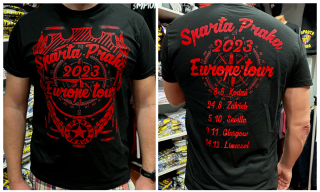 Tričko - Sparta Europe Tour 2023 Velikosti: L