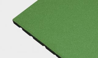Pryžové desky pro dětská hřiště Barva: zelená, Rozměr: 500x500x30 mm