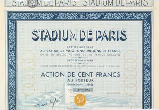 Akcie, Stadium de Paris, kupóny