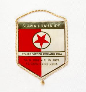 Autovlajka Slavia Praha IPS vs. FC Carl Zeiss Jena, PVP, 1974