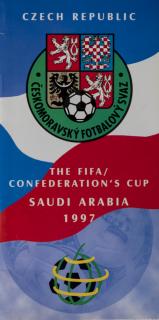 Brožura Czech republic, FIFA confederations cup, Saudi Arabia, 1997