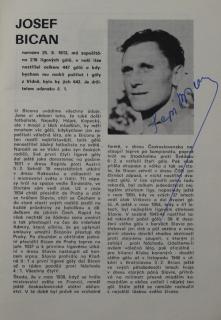 Brožura, Klub ligových kanonýrů, 1974-1979, autogramy