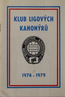 Brožura, Klub ligových kanonýrů, 1974-1979