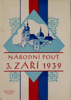 Brožura, Národní pouť 3. září, 1939