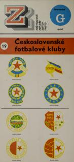 Brožura skládací, Československé fotbalové kluby