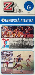 Brožura skládací, Evropská atletika, 9