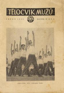 Brožura Sokol, Tělocvik mužů, Jedinec nic, celek vše, 1950