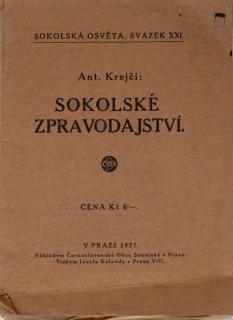 Brožura, Sokolské zpravodajství, 1927