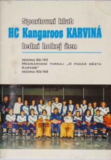 Bulletin HC Kangaroos Karviná, lední hokej žen, 93/94