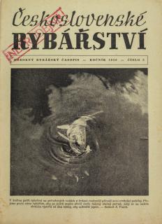 Časopis - Československé Rybářství, 5/1956