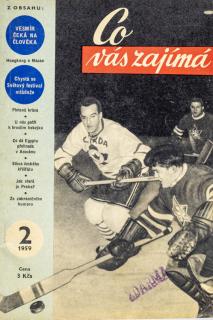 Časopis - Co vás zajímá, 2/1959, lední hokej