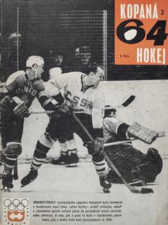 Časopis Kopaná 64 Hokej, číslo. 3, Ročník 2, Innsbruck