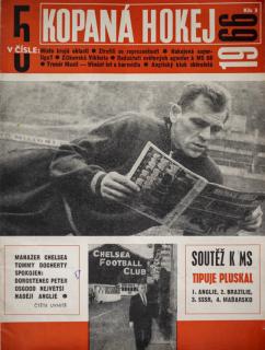 Časopis Kopaná Hokej, číslo. 5, 1966
