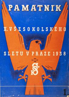 Časopis - památník , Všesokolský slet v Praze, 1/1938