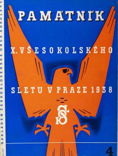 Časopis - památník , Všesokolský slet v Praze, 4/1938