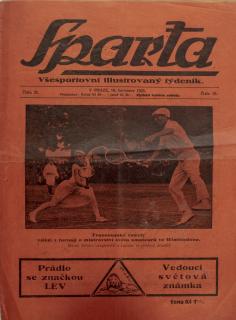 Časopis Sparta, 35/1925